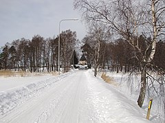 Cimetière de Kulosaari sur l'île de Leposaari. Chapelle de Armas Lindgren, 1927.