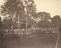 Players on goal line in 1902 LSU vs. Auburn game at State Field