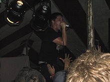 Josh Kellam, lead vocalist of Life in Your Way, performs at Cornerstone Festival 2007.