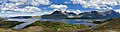 Image 7Loch Torridon (Scottish Gaelic: Loch Thoirbheartan) is a sea loch on the west coast of the Northwest Highlands. The loch was created by glacial processes and is in total around 15 miles (25 km) long. It has two sections: Upper Loch Torridon to landward, east of Rubha na h-Airde Ghlaise, at which point it joins Loch Sheildaig; and the main western section of Loch Torridon proper.