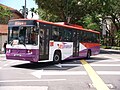 A SBS Transit Mercedes-Benz O405 in Singapore. Some buses have been exported to Bangkok.
