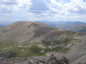 Vue du sommet depuis le mont Lincoln.