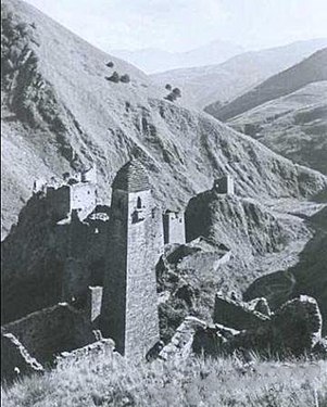 Ruins of the village Nikaroy