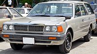 Nissan Gloria V20E Deluxe Van with round headlights