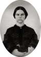 Olive Oatman mit einer Mohave-Tätowierung