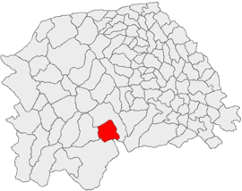 Location in Suceava County