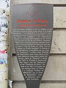 Panneau Histoire de Paris « Claude Debussy ».