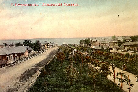 Левашовский бульвар в 1904 году