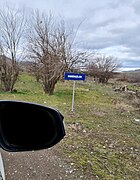 Sign at the entrance of Damirchilar