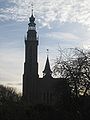 Sint-Baafskerk / Saint Bavo's Church, Aardenburg from the west
