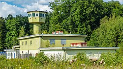 Wachturm des einstigen Sonderwaffenlagers Clausen