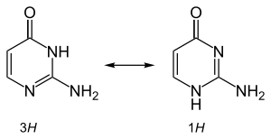 Tautomere Formen von Isocytosin