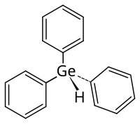 Strukturformel von Triphenylgermaniumhydrid