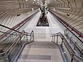 Valea Ialomiței metro station of M5 line, which is the newest metro line of Bucharest Metro, opened in 2020