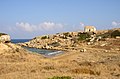 Agios Sozomenos old chapel by a beach near Davlos