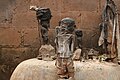 Image 2Vodun altar with several fetishes in Abomey, Benin (West Africa). Credit: Dominik Schwarz More about this picture on West African Vodun...