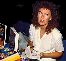 J.M. Dillard at a Tampa, Florida Star Trek convention, 1989