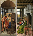 ロベルト・カンピン『ウェルル祭壇画』(1435-1438年頃)