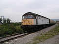 Class 47/3, no. 47376 approaching Cheltenham Racecourse