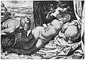 Annibale Carracci, Jupiter and Antiope or Venus Uncovered by a Satyr, 1592, Staatliche Kunsthalle Karlsruhe