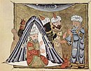 Arabic miniature featuring Al-Harith