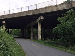 U.S. 50/Arlington Boulevard bridge in 2019