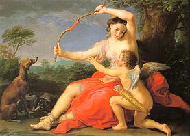 Diana & Cupido, 1761, óleo sobre tela, Metropolitan Museum of Art, Nova York