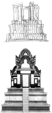 Diagrammi per il restauro della libreria ovest del Bayon