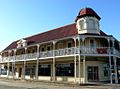 Bâtiment colonial anglais dans le centre de Beaufort West