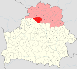Location of Dokshytsy District