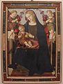 Madonna and Child Enthroned and Angels, circa 1550