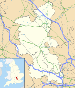 Amershams läge i Buckinghamshire