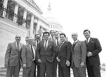 Caucus members in the mid-1980s
