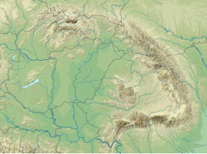 Tatre na zemljovidu Karpata
