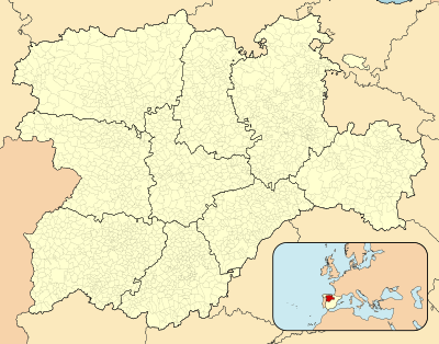 Location map Castilla y León