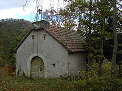 Chapelle Sainte-Pezade (Sainte-Florine) sur le lieu du martyr (d'après la légende)