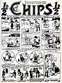 Image 1Cover of Illustrated Chips in 1896 featuring the first appearance of the long-running comic strip of the tramps Weary Willie and Tired Tim. (from British comics)