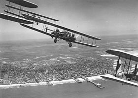 Vue de l'avion.