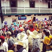 Viacrucis en Acatlan.