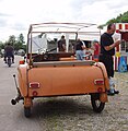 DUO von hinten mit dem originalen Handhebel zum Anwerfen des Motors