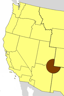 Location of the Missionary Diocese of Navajoland