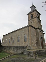 The church in Mercy-le-Haut