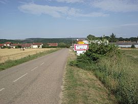 The road into Autrey