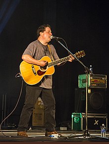 Gordie Sampson performs at the Granville Green concert series in Port Hawkesbury, Nova Scotia on August 9, 2015.