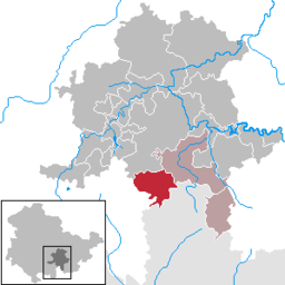 Gräfenthals läge i Landkreis Saalfeld-Rudolstadt.