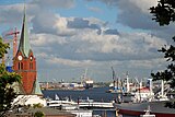 Kirche im Hamburger Hafen