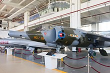 Harrier GR3 in Beijing Air and Space Museum