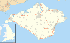 Newbridge is located in Isle of Wight