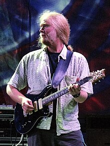 Herring performing with The Dead at the Virginia Beach Amphitheater on June 17, 2003