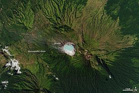 Image satellite de l'Ijen en 2014.